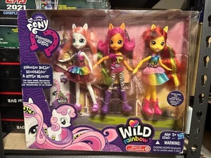 My Little Pony Equestria Girls Sweetie Belle Scootaloo Apple Bloom Wild rainbow - Picture 1 of 2