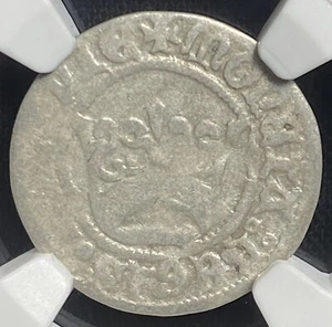 POLAND Alexander "The Jagiellonian" 1501-1506 Krakow Half Groschen 1/2G NGC VF25 - Picture 1 of 5