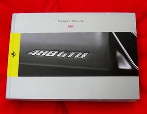 Ferrari 488 GTB - Rare Original Owners Handbook - UK 2015 - English Text Only - Picture 1 of 12