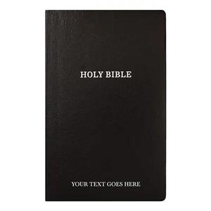 Personalized Custom KJV Bible King James Version Faux Leather with Name & Text - Imagen 1 de 25