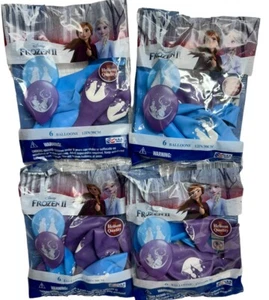Palloncini Disney Frozen II 12" (Elsa, Anna, Kristoff & Sven) set 4 (24 pezzi) - Foto 1 di 3