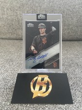 Mike Yastrzemski 2020 Topps Chrome Black Base Autograph Auto Giants AD109