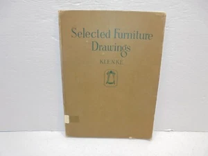 Antique 1930 Selected Furniture Drawings William Klenke Hardcover Book - Imagen 1 de 11