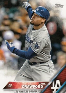 Lot of (10) 2016 Topps Mini Carl Crawford Card LOT SP/1000 #423 Dodgers - Bild 1 von 1