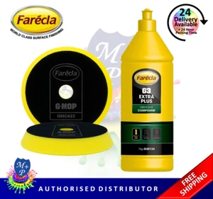 Farecla G3 Extra Abrasive Cutting Compound 1kg Bottle + 1 x GMC622 Head - Picture 1 of 2