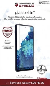 ZAGG Samsung Galaxy S20 FE 5G InvisibleShield Glass Elite+ Screen Protector - Picture 1 of 5
