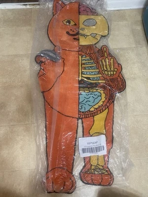 Alfombra RIPNDIP Nermal. Alfombra Anatomía Edición Limitada 6 pies Naranja Foto 1 de 2