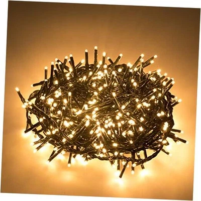  500 LED 49ft Christmas Cluster Lights String Lights Decoration for Warm White - Image 1 of 4