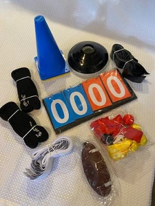 Liliful 20 Spieler Fußball Straffahnen Set, enthält 1 Rugby 20 verstellbare Flagge - Bild 1 von 3