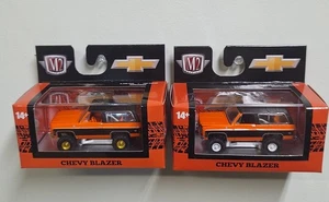 M2 Machines 1974 Chevrolet K5 Blazer Chase and Regular - 2 Cars - NIB - Picture 1 of 7