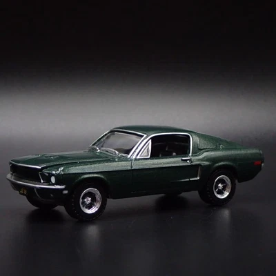 1968 68 FORD MUSTANG GT MCQUEEN BULLITT MODELO DE CARRO FUNDIDO COLECIONÁVEL ESCALA 1/64 - Imagem 1 de 4