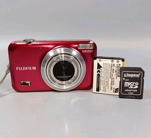 Fujifilm Digital Camera FinePix JX530 14.0MP Red Tested Pink Digital Camera  - Picture 1 of 14