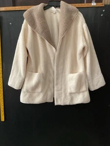 Koolaburra by UGG Sherpa Fleece Shawl Collar Cardigan Women's Size Medium - Picture 1 of 11