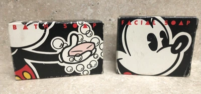 Walt Disney Resorts Mickey Mouse Bath & Facial Soap Bars Vintage Collectible 90s - Image 1 of 3