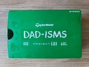 TaylorMade Dad-isms Father’s Day Set Of 6 Golf Balls Limited Edition NEW! - Picture 1 of 3