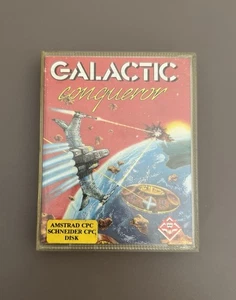 Jeu Galactic Conqueror Amstrad CPC 6128 664 Disk Titus - Zdjęcie 1 z 12