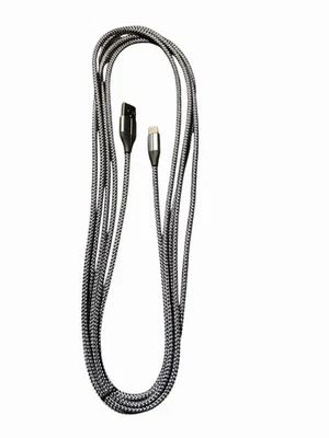 10 Ft  Long USB  A 2.0 To USB -C Nylon Braided Charger Cord 3 Pack - Image 1 of 4