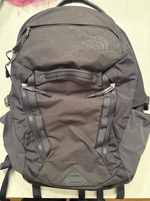 North Face Surge Backpack Black FlexVent Laptop Padded Straps Outdoor Travel Bag - Image 1 of 4
