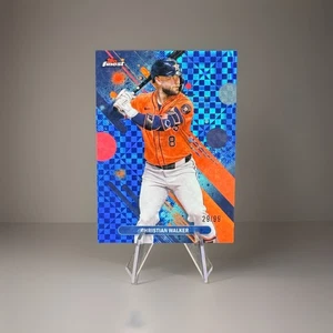2025 Topps Finest - Common Christian Walker #83 Blue Checkerboard Refractor /99 - Bild 1 von 4