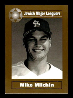 2003 Jewish Major Leaguers #130 Mike Milchin Gold Edition Only 500 made RARE!!! - Image 1 of 2