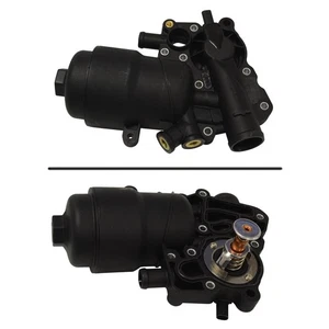 Oil Filter Housing with Cooler & Thermostat OE 059115389P For Audi A6 Q7 3.0 TDi - Picture 1 of 9