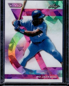 2024 Hoja Vivid Bo Jackson Cristal Blanco Hielo #6 2/6 - Imagen 1 de 2