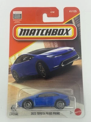 Matchbox Blue 2023 Toyota Prius Prime #41 - Image 1 of 4