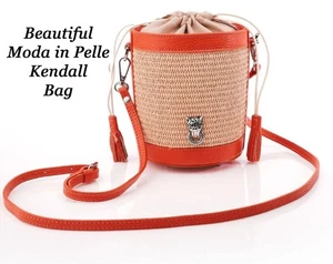 Beautiful New Without Tags Moda in Pelle Kendall Bag in Dust Bag - Picture 1 of 11