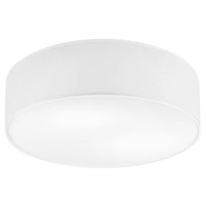 Deckenleuchte Blanco Tela Ø 45CM H:13CM Redondo Plano Blendarm E27 Techo - Imagen 1 de 5
