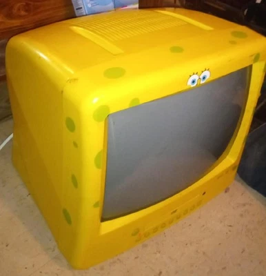 SpongeBob SquarePants 13” TV DVD Viacom 2006 Model SB315 Tray Error No Remote  - Image 1 of 4
