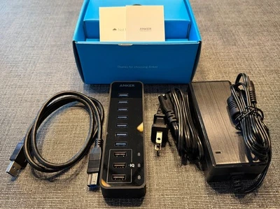 Anker A7515 USB 3.0 7-Port Data & Charging Hub with 3 Charging Ports - Image 1 of 4