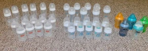 Lot of 38 Baby Bottles 9oz 5oz 4oz AVENT NUK EVENFLO TOMMEE TIPPEE Anti Colic - Picture 1 of 8