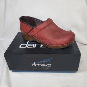 Zoccolo donna Dansko classico russet pelle scamosciata marrone taglia 8,5/39 nuovo con scatola - Foto 1 di 6