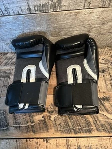 Everlast Pto Style Boxing Gloves 16 Oz Black Gray - Picture 1 of 10