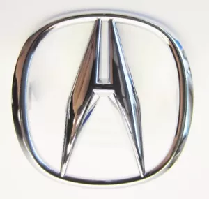 Acura Chrome Emblem 2" x 2" Logo Decal Badge Hood Grille Grill Trunk Engine NEW - Bild 1 von 6