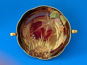 Carlton Ware Royale Rouge Two Handled Bowl - Picture 1 of 6