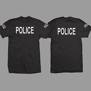 POLICE SHERIFF COUNTY SWAT GUARD MILITARY SECURITY STAFF Adult T-Shirt SM To 5XL