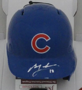 Cubs World Series MVP BEN ZOBRIST Signed Rawlings Mini Helmet AUTO - JSA - Picture 1 of 1