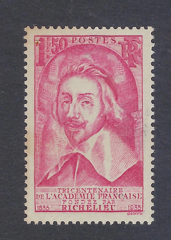FRANCE   "CARDINAL RICHELIEU  ISSUE" SC#304  MNH CV$55+ (FR297)* - Image 1 of 1