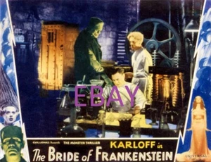 Boris Karloff Elsa Lanchester The Bride Of Frankenstein 8x10" Photo AA6233 - Picture 1 of 1