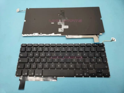 Canadian Keyboard For Apple Macbook Pro 15" A1286 2009 2010 2011 2012 Backilt - Image 1 of 2