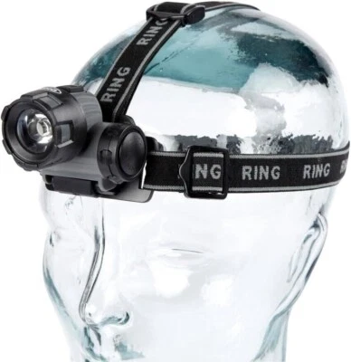 Ring LED High Performance Head Torch Headlamp Work Torch Black & Grey 87lm - Image 1 of 4