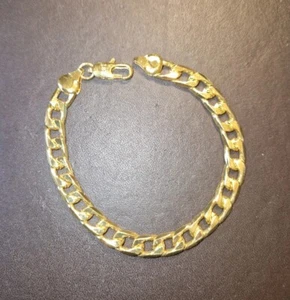 BRACCIALE CORDOLO FINE 8MM COLOR ORO E CONFEZIONE REGALO OMAGGIO. - Foto 1 di 8
