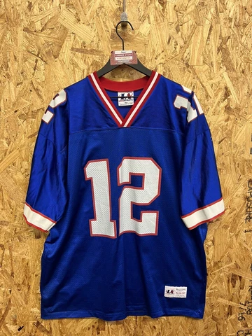 Vintage Logo Athletic Jim Kelly Buffalo Bills Mafia NFL Jersey Size 50 52 XXL Cover