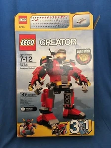 LEGO Creator 5764 ROBOT DE RESCATE 2011 Retirado SOLO CAJA Juego de juguetes de construcción 3 en 1 - Imagen 1 de 4