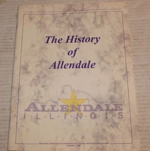 Folleto del primer banco nacional de la historia de Allendale Illinois de Allendale 1992 - Imagen 1 de 12