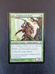 1 x FOIL Isao, Enlightened Bushi - Neew - Mtg Magic The Gathering Card - NM - Picture 1 of 2