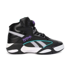 Tenis de baloncesto para hombre Reebok Shaq Attaq negras/grises/blancas HR0501 - Imagen 1 de 4