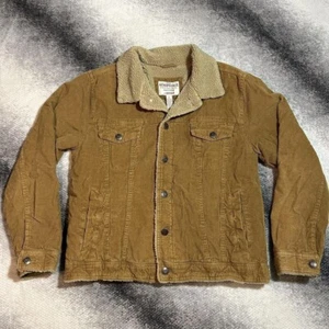 Aeropostale 2000s Teddy Corduroy Coat Women’s Large - Picture 1 of 8