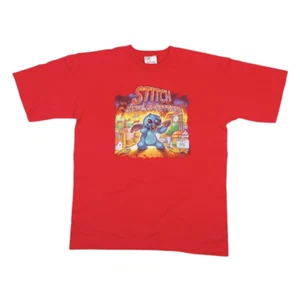 Vintage 2003 Lilo And Stitch Disney Pixar Animated Movie Promo T-Shirt M - Picture 1 of 10